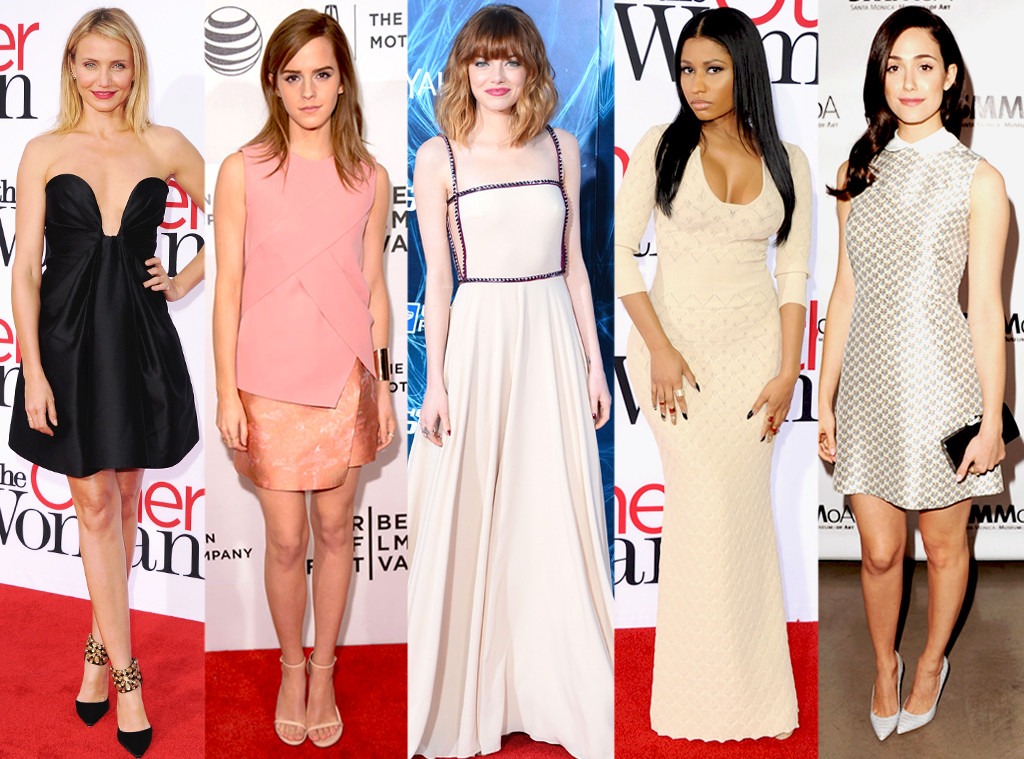 Nicki Minaj, Emma Stone, Emma Watson, Emmy Rossum, Cameron Diaz