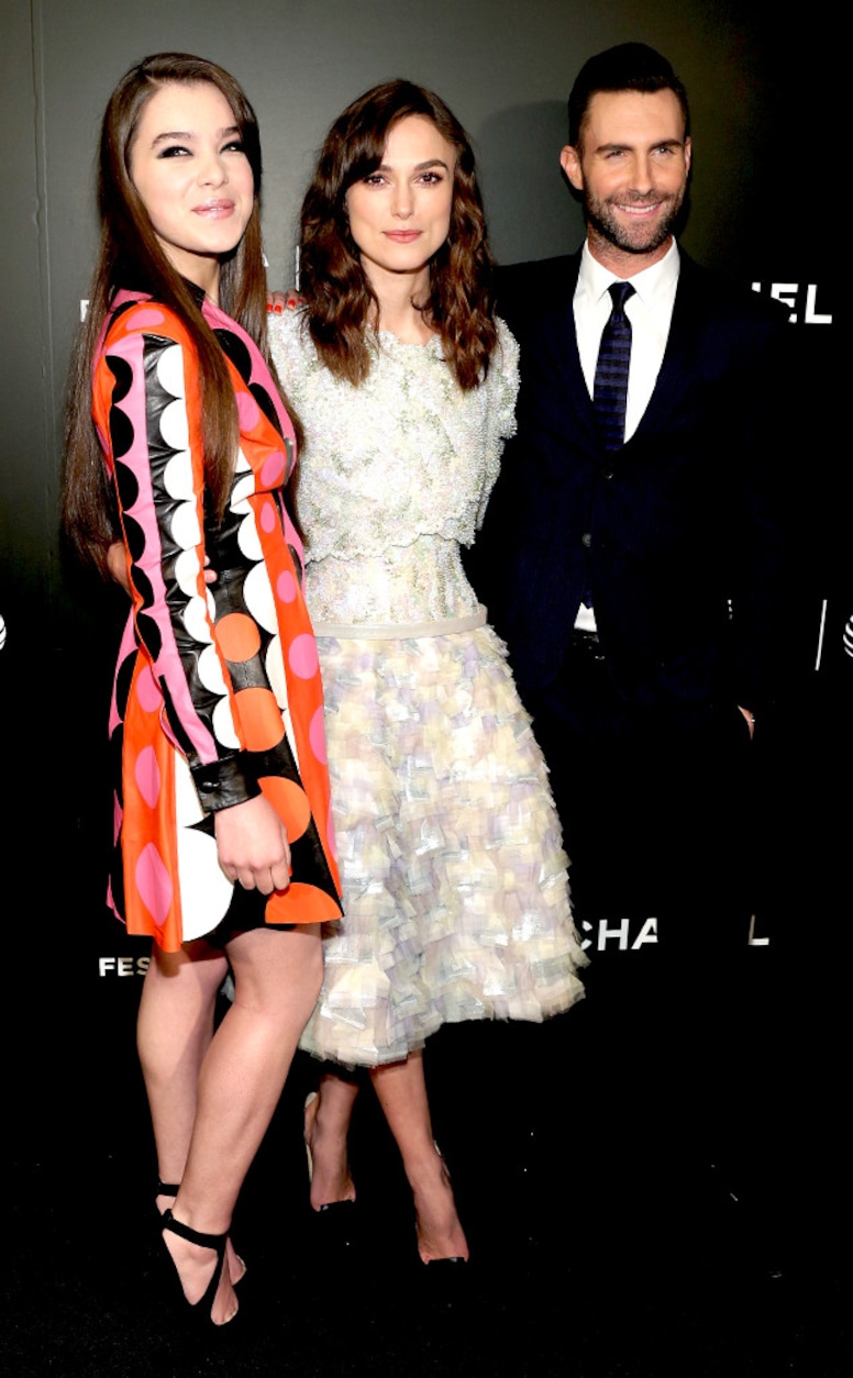 Hailee Steinfeld, Keira Knightley, Adam Levine