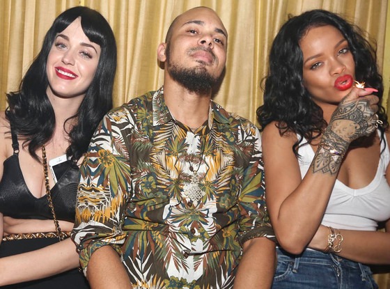 Katy Perry Supports Diplo At 1Oak Parties With Rihanna