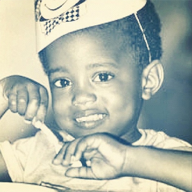 Kanye West, childhood pics