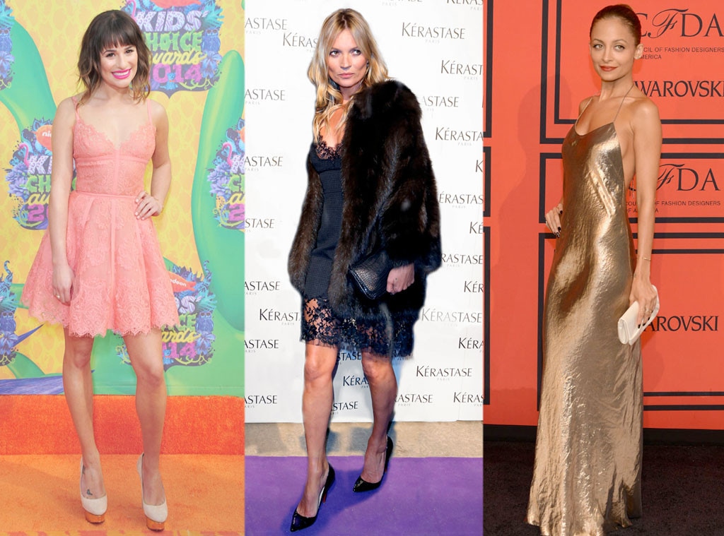 Lingere, Lea Michele, Kate Moss, Nicole Richie
