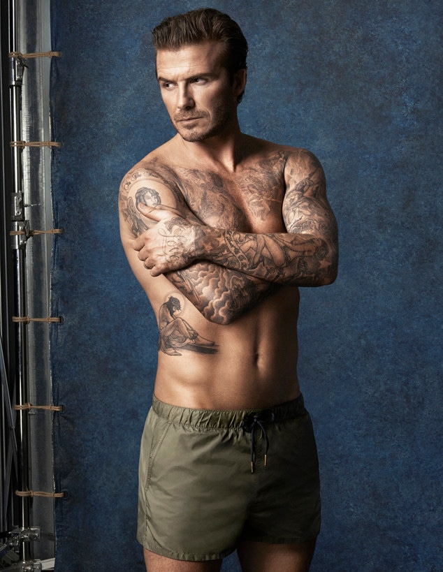 David Beckham Swim Ad Campaign Images