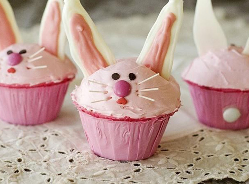 Easter Dinner Recipes, Bunny Cupcakes