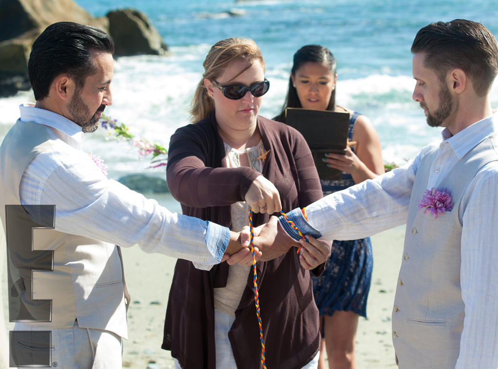 Danny Pintauro S Beach Side Wedding Exclusive Pics E Online