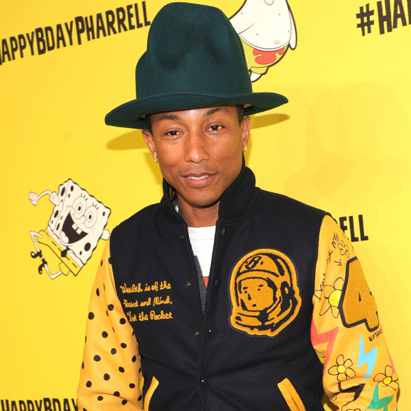 Pharrell Celebrates 41st Birthday With SpongeBob SquarePants Bash - E ...