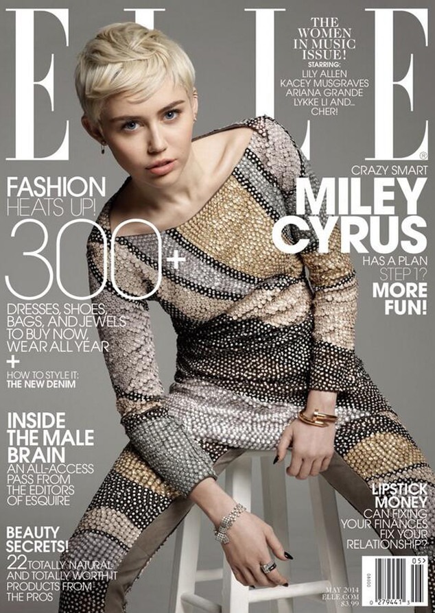 Miley Cyrus Covers Up for Elle Magazine—Check It Out! | E! News