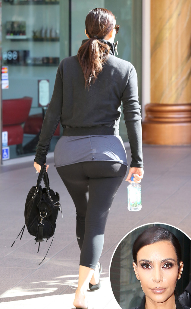 Kim Kardashian Wears Skintight Pants to Pilates—See the Pic!