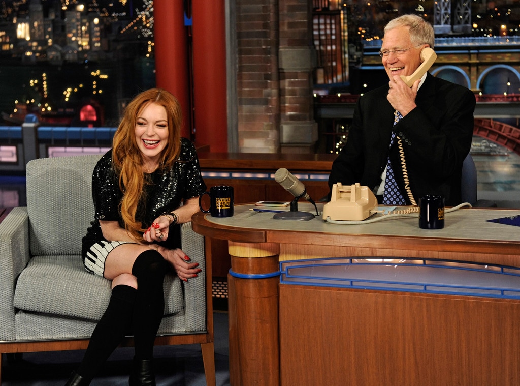 David Letterman, Lindsay Lohan