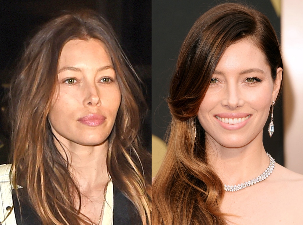 jessica biel no makeup