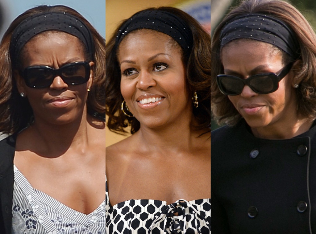 Michelle Obama Loves Her Custom Wolford Headband