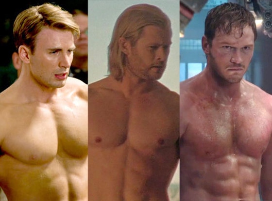 Captain America: The First Avenger, Chris Pratt, Guardians of the Galaxy, Thor, Chris Hemsworth