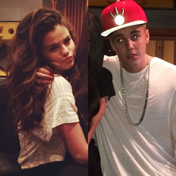 Selena Goмez, Justin BieƄer, Instagraм