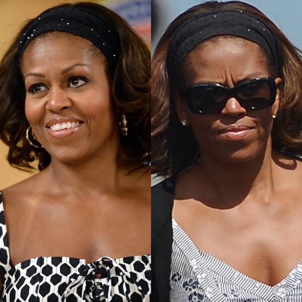 Michelle Obama Loves Her Custom Wolford Headband