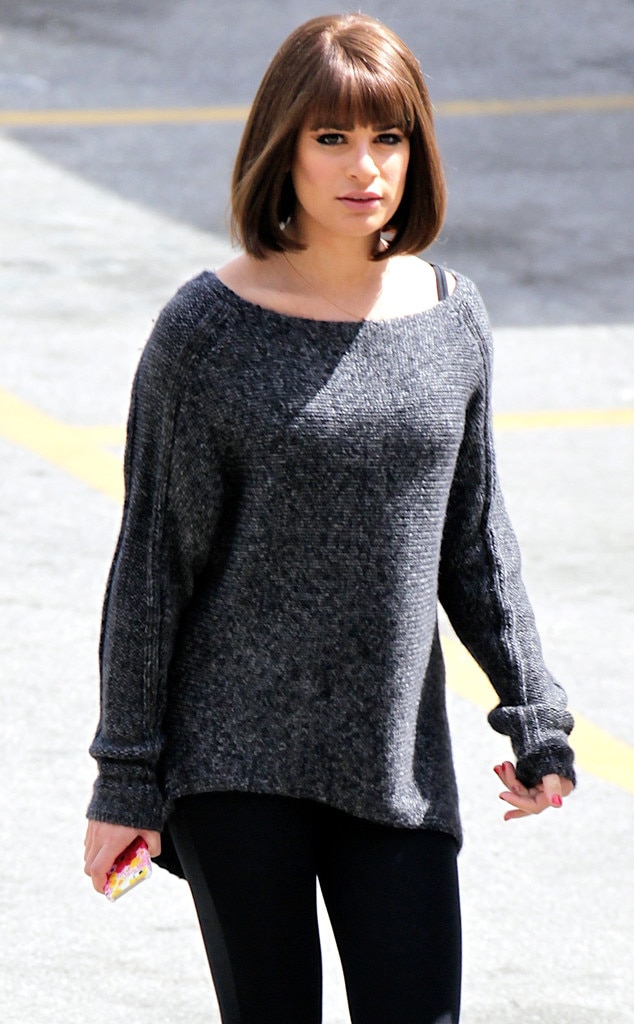 Lea Michele Rocks a Bob for Glee