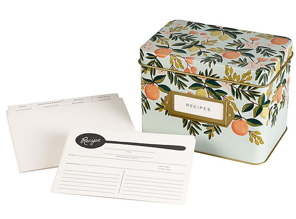 Rifle Paper Co. Recipe Box from Mother's Day Gift Guide 2014 E! News