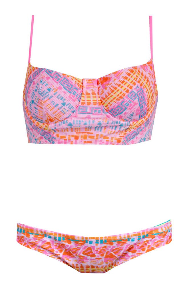 Lolli Swim Bikini Top & Bottom in Carnival Print from Editors ...