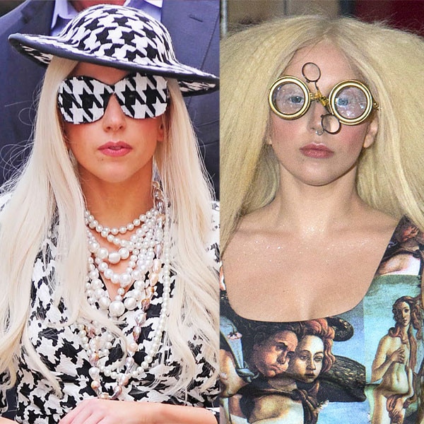 Lady gaga shop wearing glasses