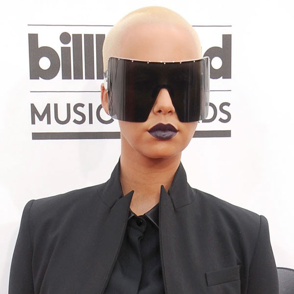 See Amber Rose S Bizarre Giant Sunglasses E Online Uk