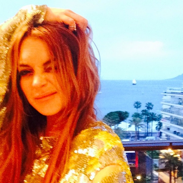 Lindsay Lohan Living It Up in Cannes Topless Selfies, Private Jets and