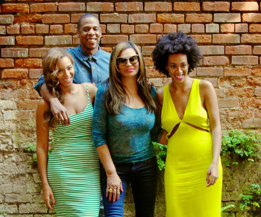 Beyonce, Jay-Z, Solange Knowles, Tina