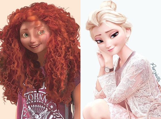 Disney Characters in the Real World