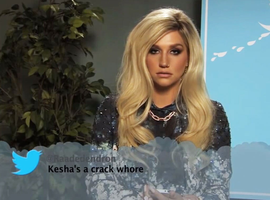 Kesha From Celebrity Mean Tweets From Jimmy Kimmel Live E News