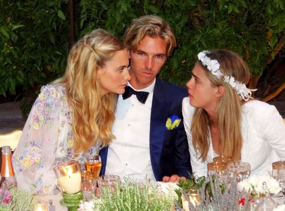 Cara Delevingne Reprises Bridesmaid Role At Poppy S Second Wedding