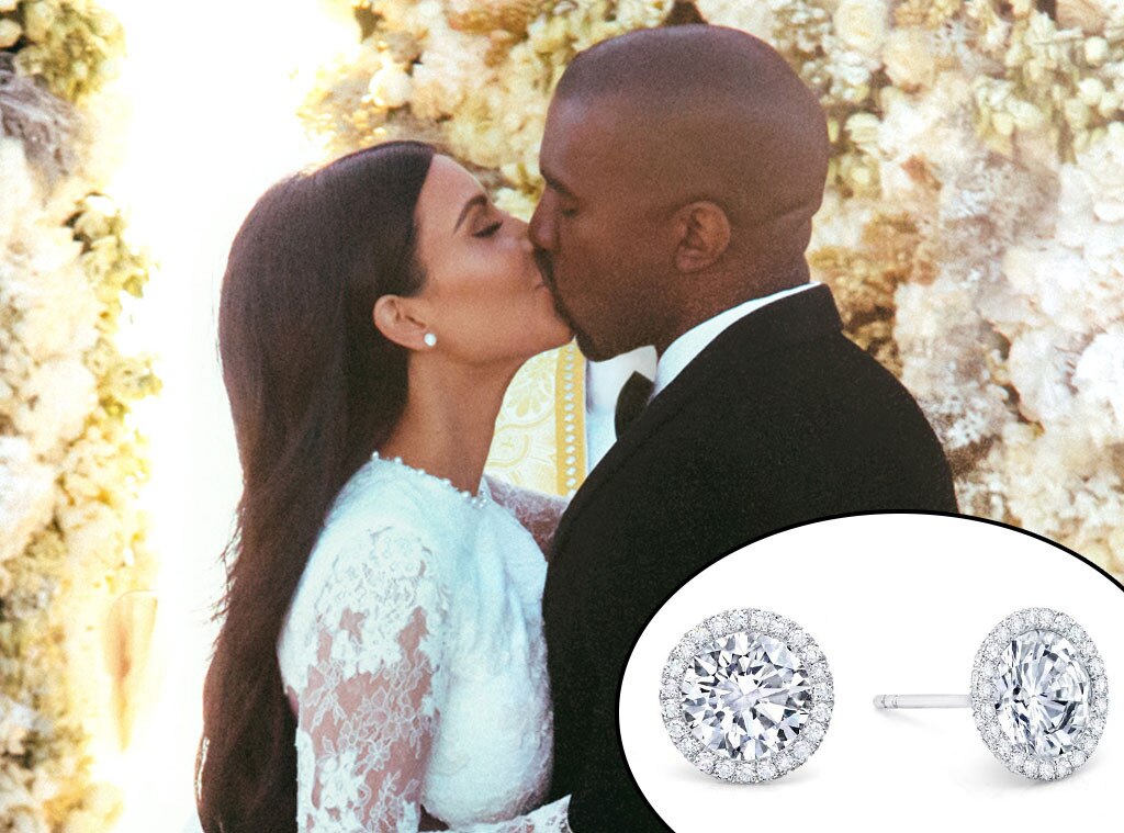 Kim Kardashians KW earrings  and other signs of celeb couple commitment