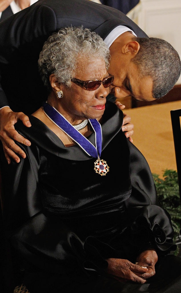 Dr. Maya Angelou, U.S. President Barack Obama