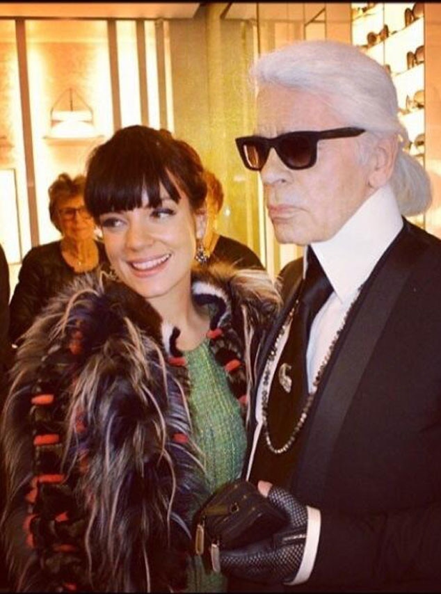 Karl Lagerfeld from Lily Allen's Famous Friends | E! News