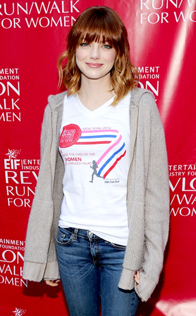 Emma Stone Joins Fight Against Cancer At Revlon Run Walk E Online Au Emma Stone Joins Fight Against Cancer At Revlon Run Walk E Online Au
