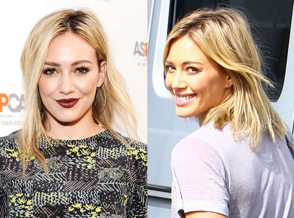 Hilary Duff Latest Celebrity Haircut