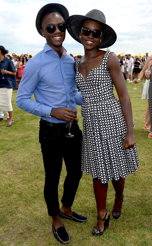 Peter Nyong'o & Lupita Nyong'o from 7th Veuve Clicquot Polo Classic | E