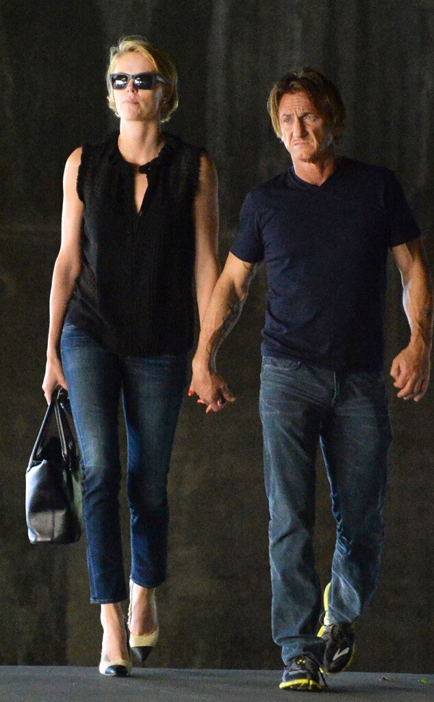 Out About Town from Sean Penn & Charlize Theron's Cutest Pics E! News