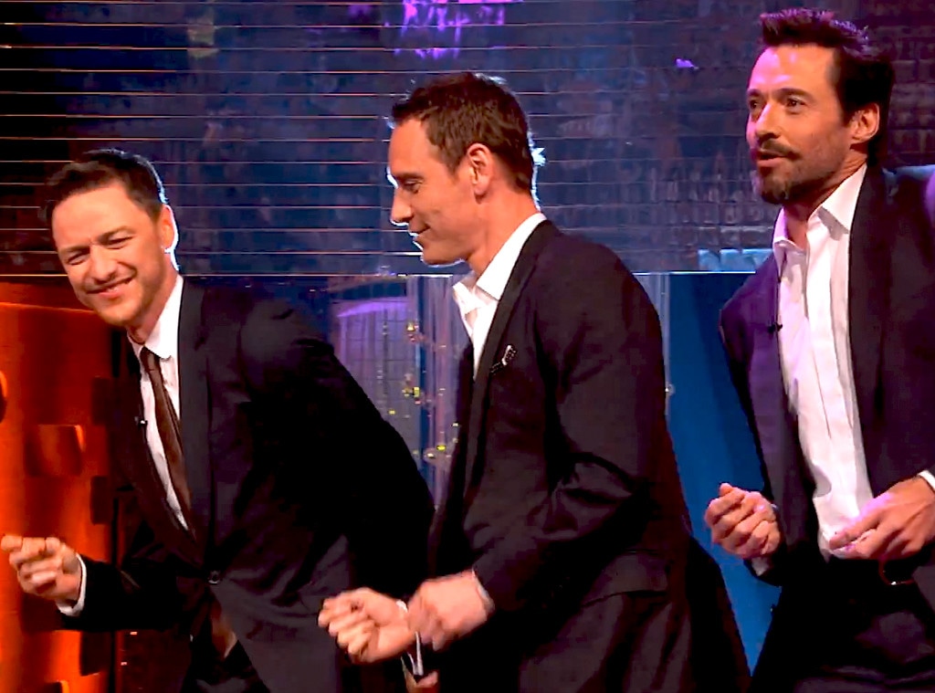 Hugh Jackman, Michael Fassbender, James McAvoy