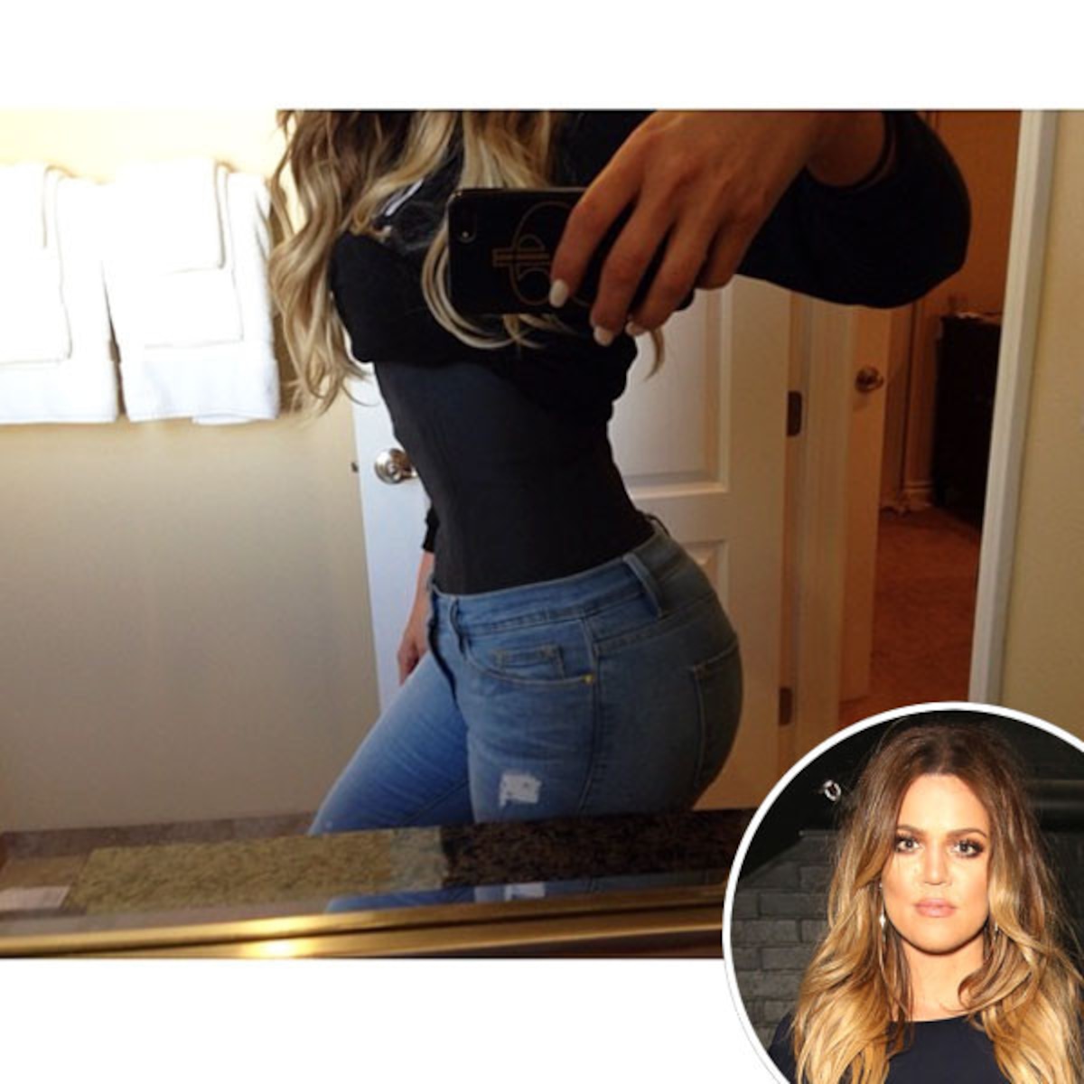 Khloé Kardashian Shows Off Tiny Waist—See the Pic!