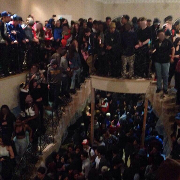 what happens at a high school house party