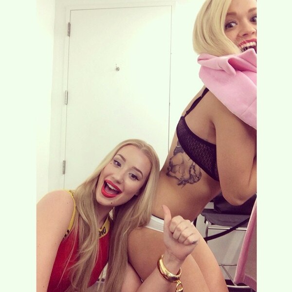 Iggy Azalea Catches Gal Pal Rita Ora Undressing