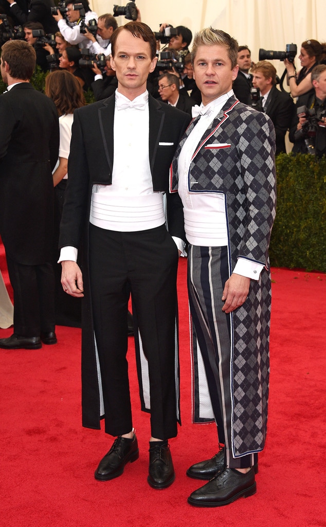 Neil Patrick Harris, David Burtka, MET Gala