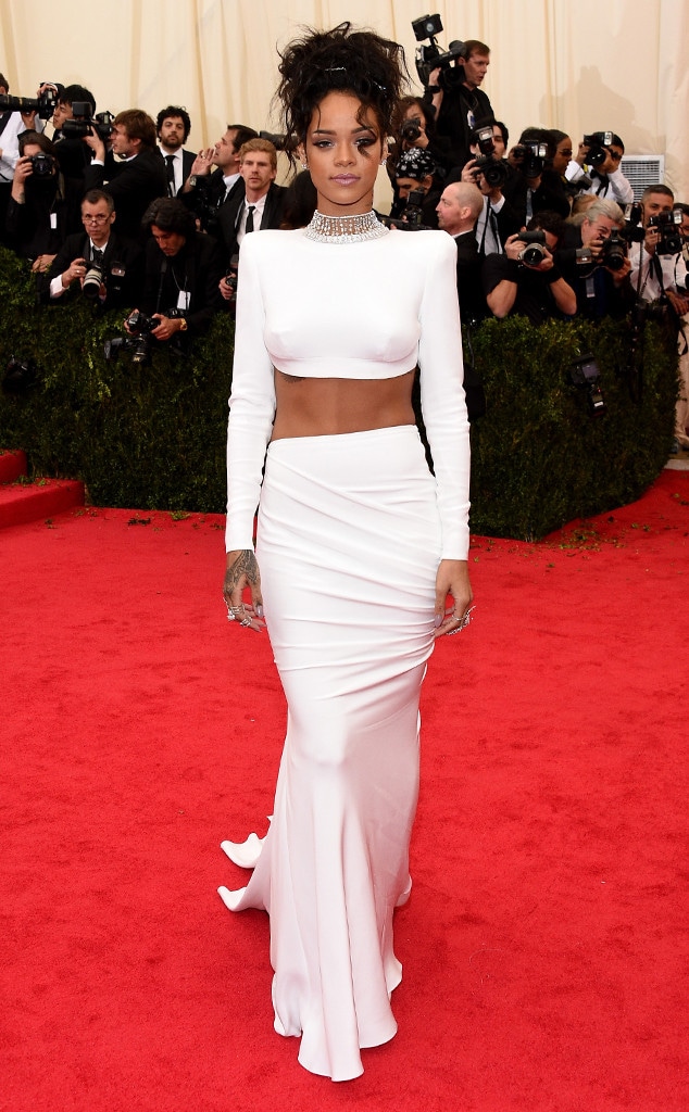 Rihanna Flashes Butt Crack at Met Gala Party Rihanna Flashes Butt Crack at Met Gala Party