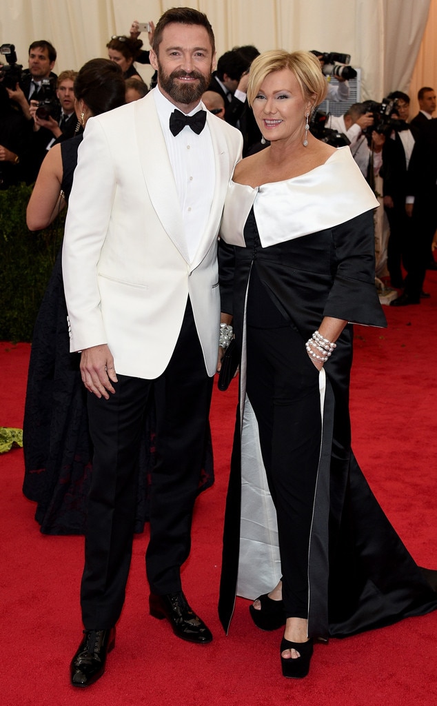 Hugh Jackman & Deborra-Lee Furness from 2014 Met Gala: Red Carpet ...