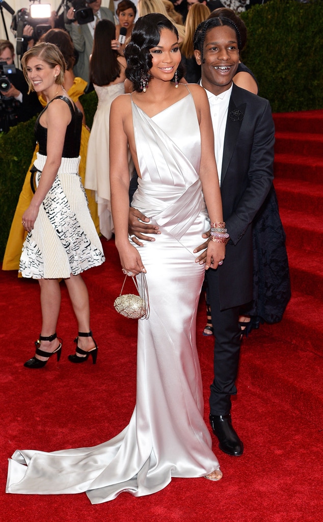 Chanel Iman, ASAP Rocky, MET Gala