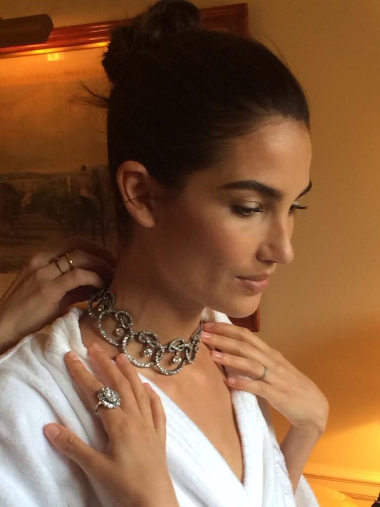 Lily Aldridge, MET Instagram