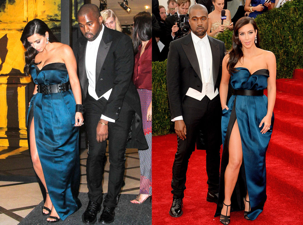 Kim Kardashian Wardrobe Malfunction in Met Gala 2014 Gown