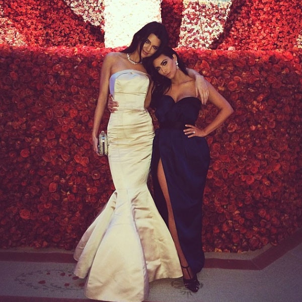 Kendall Jenner, Kim Kardashian, Instagram