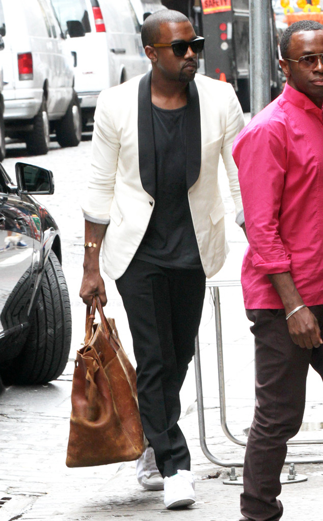 Louis Vuitton Bags for Men: Male Celebrities With LV Bags - Kanye