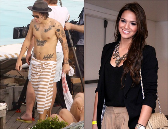 Harry Styles dá em cima de Bruna Marquezine