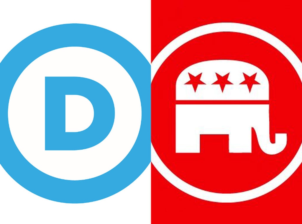 Democratic Party, Republican Party, Twitter