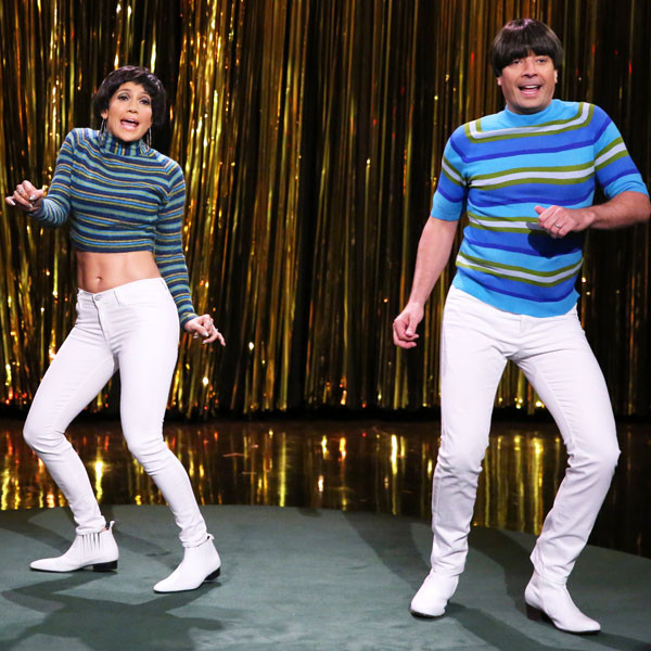 Jennifer Lopez Performs 'Tight Pants' Song With Jimmy Fallon (Video)