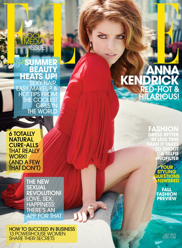 Anna Kendrick Covers Elle Magazine, Says She Hasn’t Been Hit On in Five ...